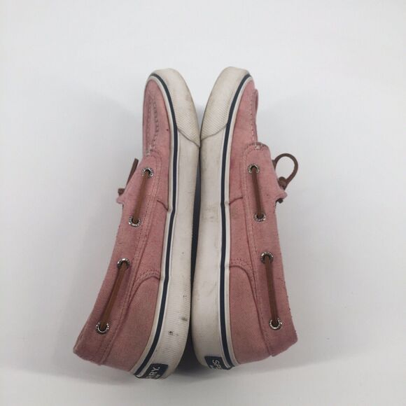 Sperry Top Sider Bahama II Oxford Shirt Sneaker 9 Mens Washed Red Boat Shoe - Picture 4 of 7